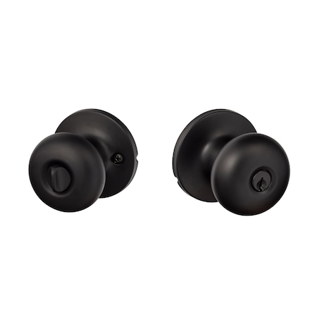 Sure-Loc Hardware Sure-Loc Hardware Durango Entry Knobset, Flat Black DU107 FBL